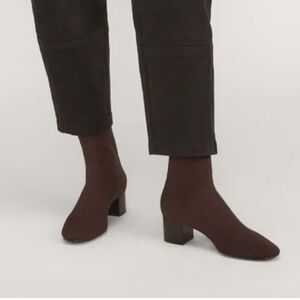 Everlane The Glove Boot Navy (Blue)